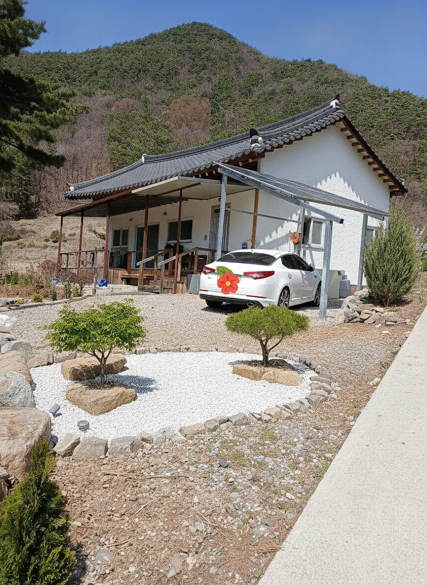 약 15평 노후 시골집 모던 한옥 리모델링 후 예상 외관 이미지