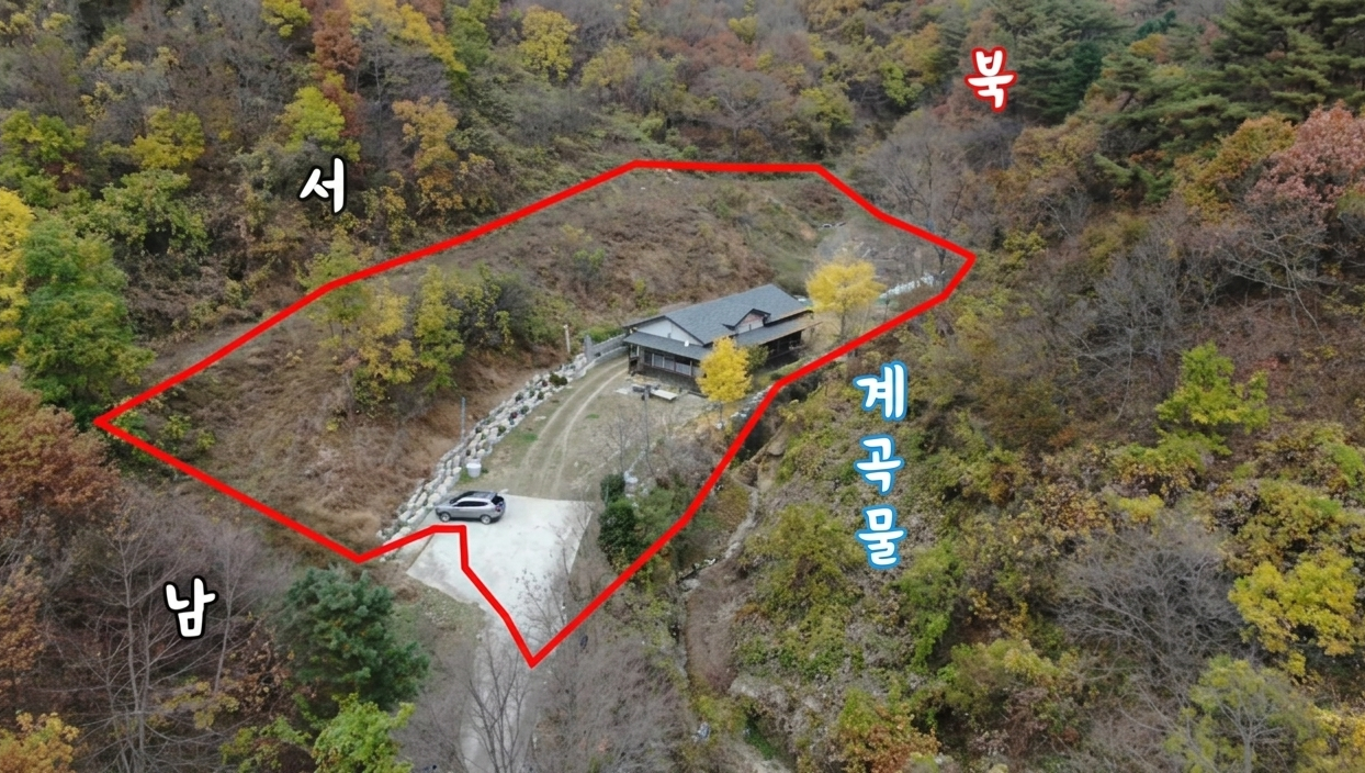 경북 청송 전원주택 전경