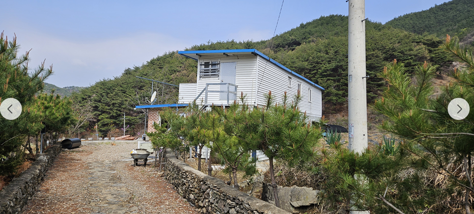 경북 예천군 보문면 전원주택 전경과 넓은 마당