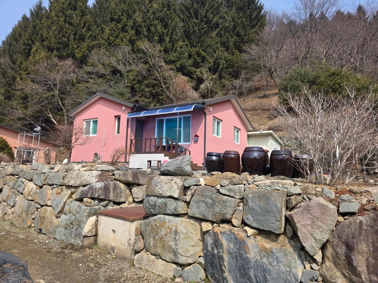경남 합천 가야산 인근 남향 전원주택 전경