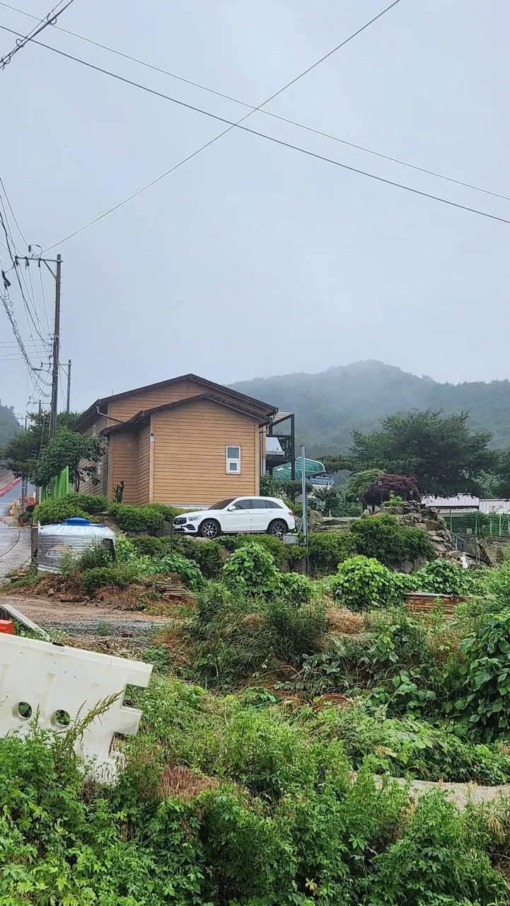 인천 무의도 바다 조망 전원주택 외관 및 정원