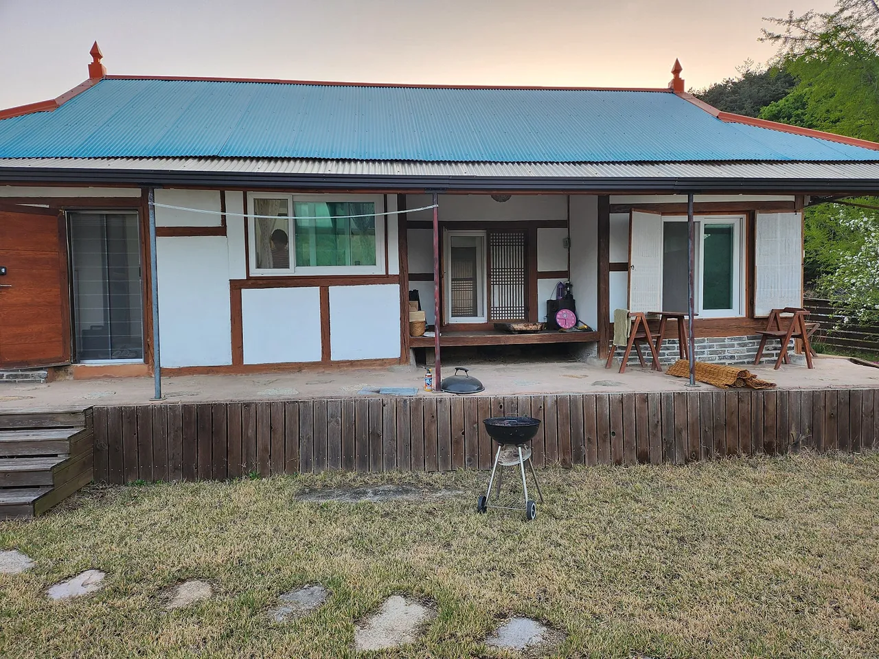 충남 금산군 군북면 보광리 리모델링 완료된 한옥 전경