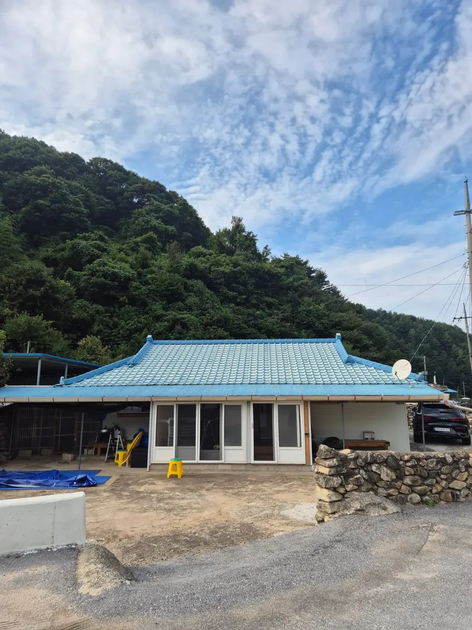 경북 울진 매화면 갈면리 시골집 전경